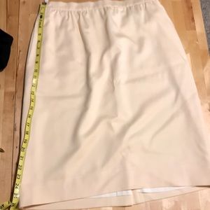 Cream colored skirt